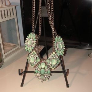 Aqua Statement Necklace
